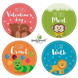 LovelySprouts Monthly Baby Stickers - 24 Pack