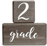 LovelySprouts Milestone Age Blocks, Gray