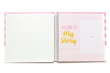 LovelySprouts Baby Memory Book, Pink