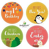 LovelySprouts Monthly Baby Stickers - 24 Pack